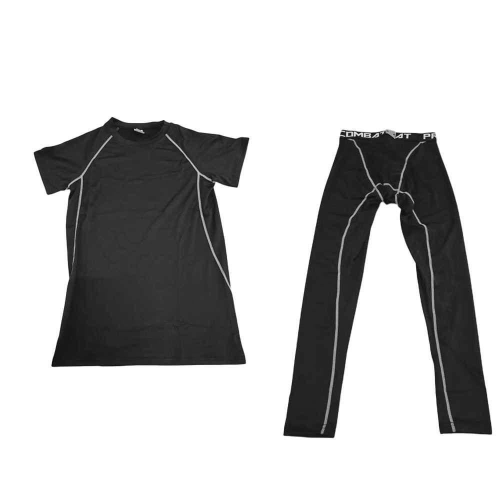 EZShopping PSVteide เสื้อยืดแขนสั้นผู้ชายออกกําลังกายแห้งเร็วเสื้อยืดกางเกง - YY001