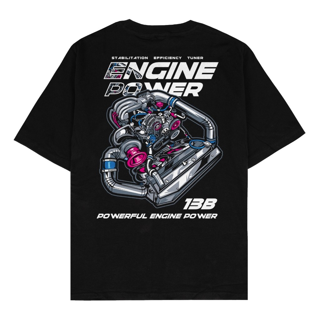 MESIN KATUN Beseldi - เสื้อยืด Distro แบบ Rotaty Engine Power Wankel RX7 13B สไตล์ Racing สำหรับทุกเ