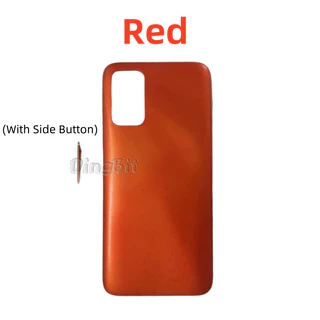 สําหรับ XIaomi Redmi 9T ฝาหลังแบตเตอรี่กรณีฝาครอบพร้อมเลนส์พร้อมกรอบปรับระดับเสียงปุ่มด้านข้าง