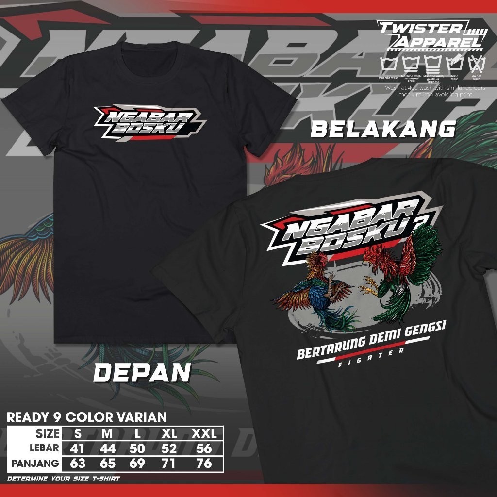 เสื้อยืดต่อสู้ Cock Fighter Ngbar My Boss Fighting สําหรับ Gangsi Bangkok Chicken เสื้อชุมชน