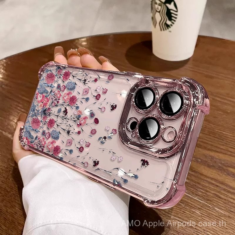 3 In1 ดอกไม้ฝอยสําหรับ Realme C11 C15 C17 C20 C30 C30S C31 C33 C35 C53 C55 เคสโทรศัพท์ Soft Anti fal