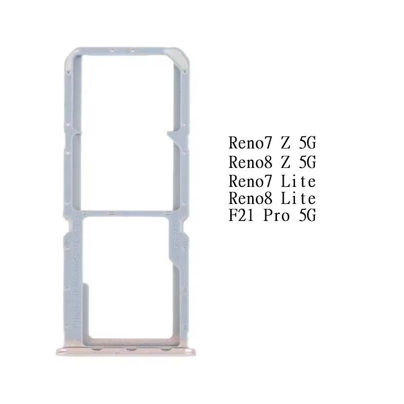 สําหรับ OPPO Reno 7Z 8Z 5G ซิมการ์ดถาดผู้ถือช่องใส่การ์ด Reader SD Slot อะแดปเตอร์อะไหล่