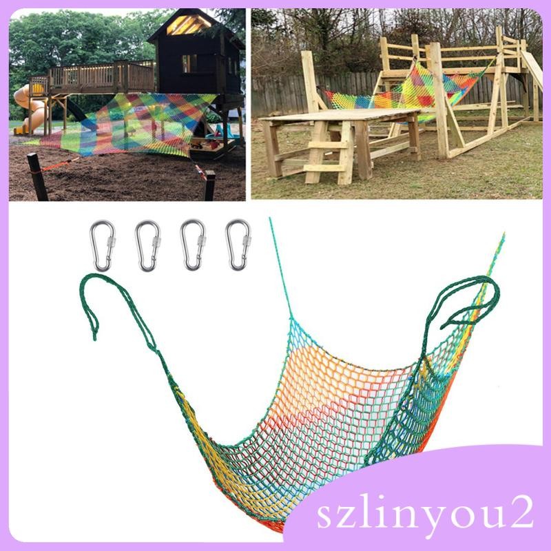 [szlinyou2] Playground Safe Net for Kids Playground Net Nylon Protection Climbing Cargo Net