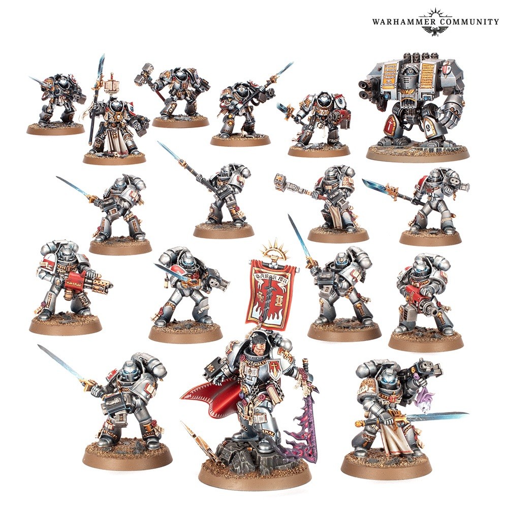 WARHAMMER 73-572 COMBAT PATROL GREY KNIGHTS