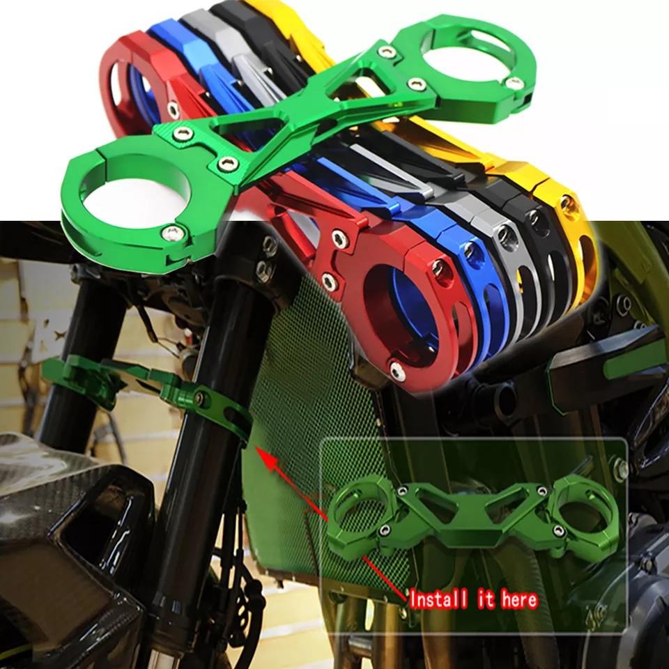 WA Motorcycle Front Fork Clamp Balance Shock Brace Bracket Stabilizer For Kawasaki Z900 Z 900 2017 2