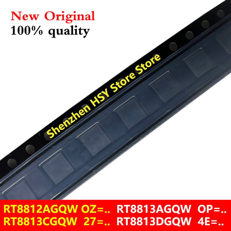(5ชิ้น) ใหม่ RT8812AGQW RT8812A OZ=FF OZ=.. RT8813AGQW RT8813A OP=FM OP=.. RT8813DGQW RT8813D 4E=2D 