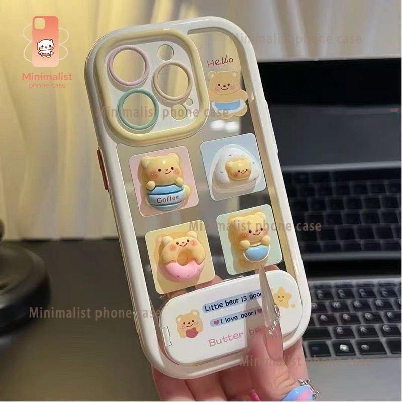3D IPhone 16 15 14 13 12 11 Pro Max 7 8 Plus XR Max กันกระแทกลายการ์ตูนน่ารักสําหรับ VN001CY-SNY