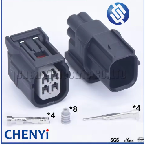 4 Pin ชายหรือหญิงกันน้ําขั้วต่อยานยนต์ HV/HVG Series 040 O2 เซนเซอร์ออกซิเจนปลั๊ก 6189-7039 6188-477