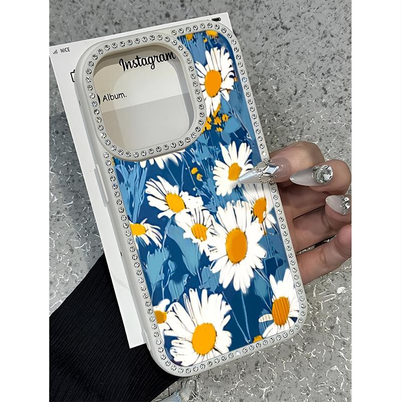 สําหรับiPhone 11 12 13 16 14 15 14PRO 13PRO 14PROMAX 16PROMAX 13PROMAX 14PLUS 15PLUSฤดูร้อนDaisyเคสโ