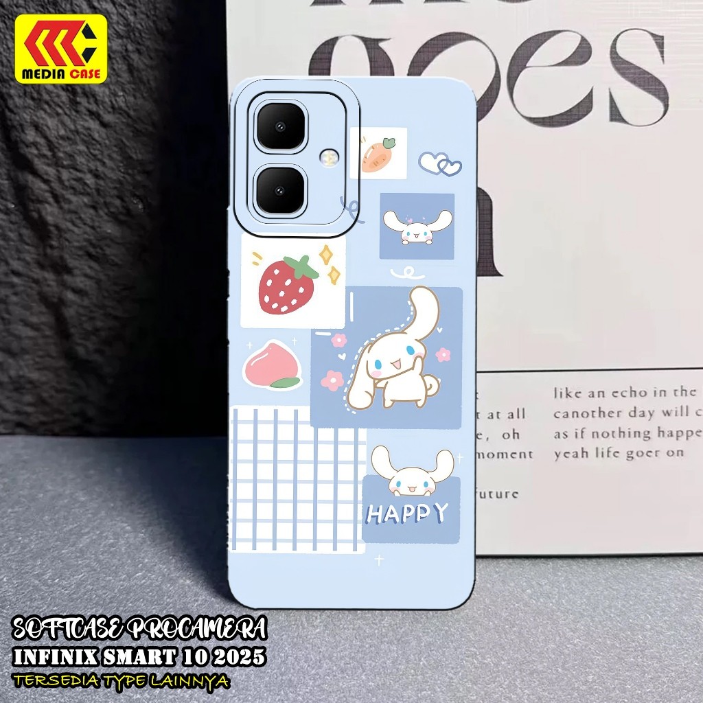 HP ล่าสุด INFINIX SMART 10 Phone Case 2025 - Cinnamoroll Case Motif - Casing - Infinix Smart 10 Soft