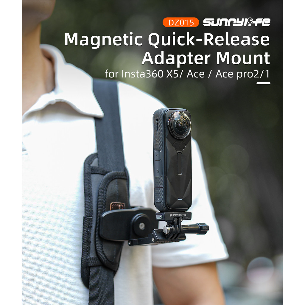 Sunnylife Insta360 X5 Magnetic Quick Release Adapter อุปกรณ์เสริม AcePro2 กล้อง Quick Release Seat Expansion