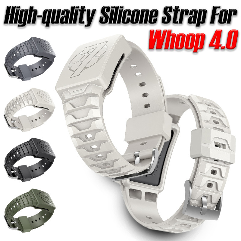 คุณภาพสูง Whoop สําหรับ Whoop 4.0 สายรัดซิลิโคนอ่อนนุ่มฟิตเนส Breathable กีฬาสายรัดข้อมือปรับสายคล้อ