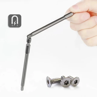 in stockBLOOMZO 8PCS Torx ไขควงชุด Bit, 100 มม.150 มม.200 มม.T8-T40 Hex หัว Allen ประแจเจาะ Bits ชุด, อุปกรณ์ฮาร์ดแวร์ 1/4 นิ้วไฟฟ้าหกเหลี่ยมเจาะ