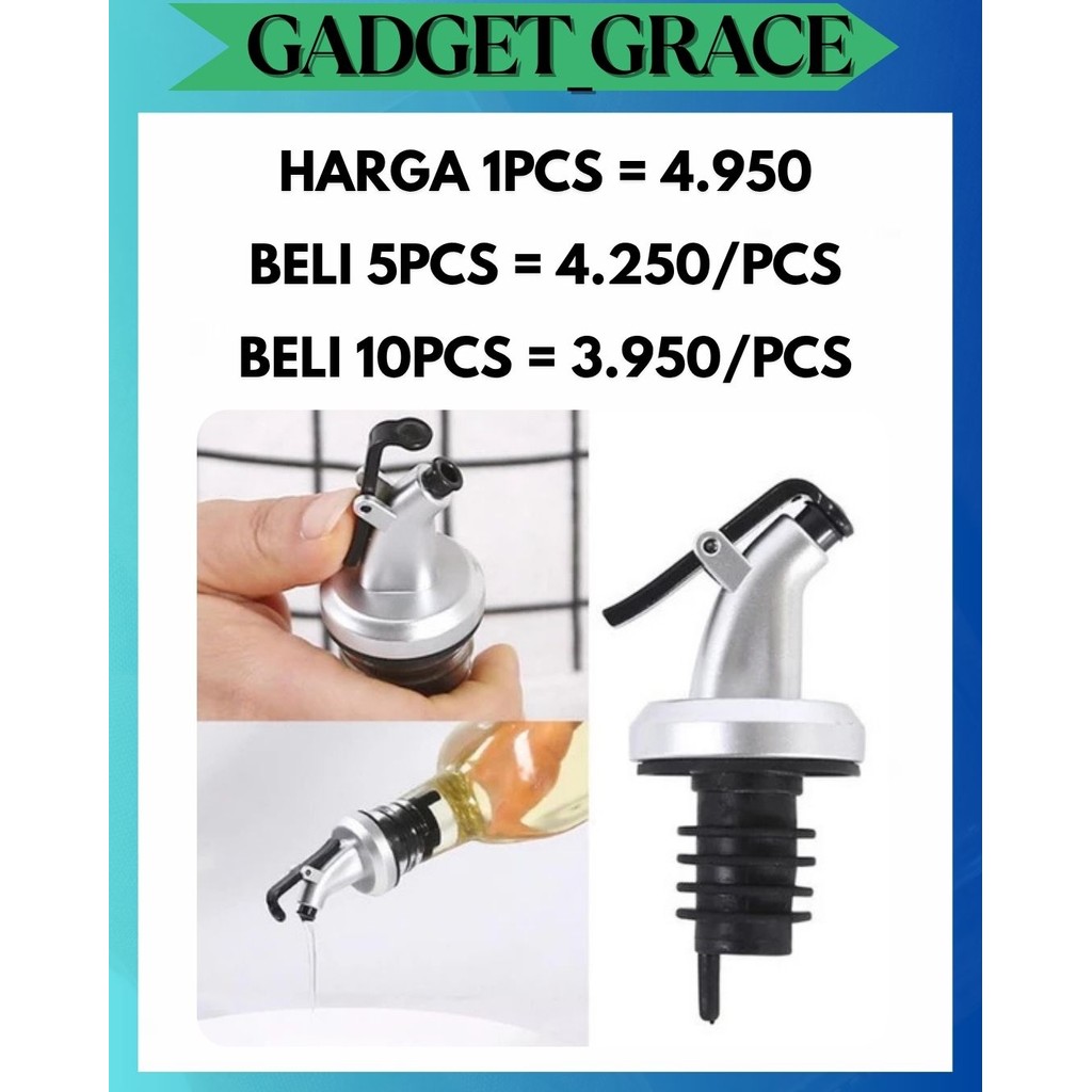 GG BOTTLE CAP STOPPER DISPENSER สําหรับน้ํามัน / BIR / KECAP / SYRUP