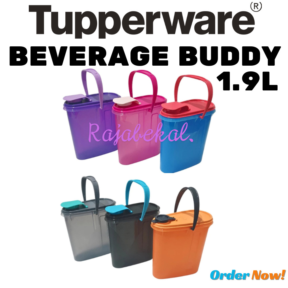 Tupperware เครื่องดื่มบัดดี้ 1.9L สีน่าดึงดูด