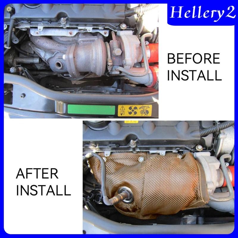 [Hellery2] Turbo ผ้าห่มรถ Beanie โล่ความร้อนรถอุปกรณ์เสริมติดตั้งง่าย Turbo Heat Shield สําหรับ Coop