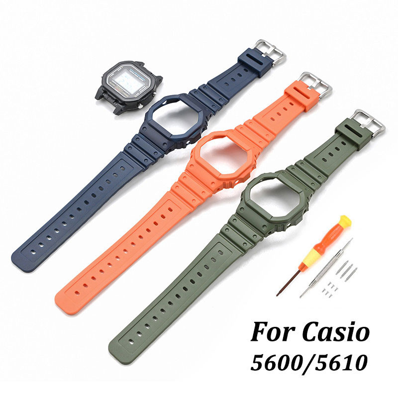 TPU นาฬิกาสําหรับ Casio G-Shock นาฬิกาดิจิตอล DW-5600E DW-5000 DW5600HR GW-M5610 GW-B5600 DW-5030 GW