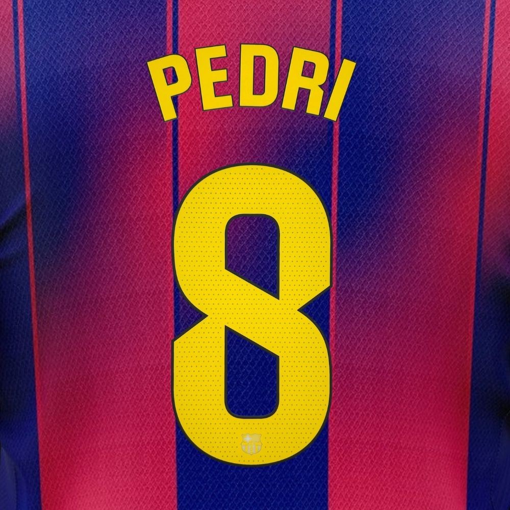 PEDRI 8 La Liga FC Barcelona Home 2025-26 PRINT