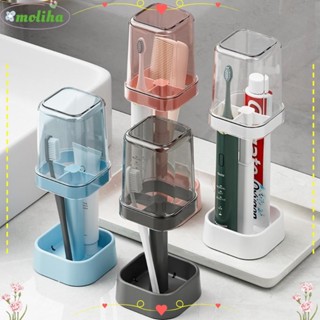 โมลิฮา ที่ใส่แปรงสีฟัน, ระบายน้ําฝุ่นพร้อมฝาปิดน้ํายาบ้วนปาก…