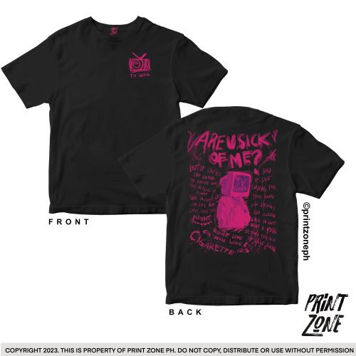 เสื้อ TV GIRL FANDOM - LOVERS ROCK INSPIRED TEE BY PRINT ZONE PH