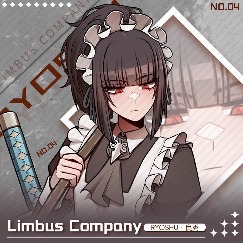 ✨สินค้าใหม่✨LimbusCompany Border Bus Company Liangxiu ryoshu Merchanded Stand Brick Color Paper Bar 