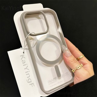 Luxury Matteโปร่งใสไร้สายชาร์จสําหรับIPhone 17 16 15 14 13 12 11 Pro Max AIR X XS XR Max 7 8 Plus Hard Clearกันกระแทกโทรศัพท์ปกแข็งความงาม