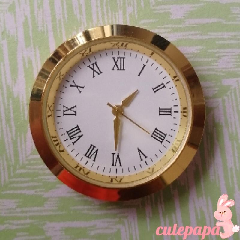 Clock Quartz Movement Round Clocks for Head Insert Classic Clock Craft
