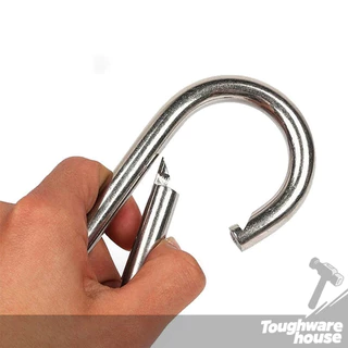 ตะขอแขวนของหนัก ชุดห่วงเกี่ยวนิรภัย Carabiner Snap Hook เหมาะกับ ไต่เขา โยคะ ฟิตเนส เหมาะสำหรับกิจกรรมกลางแจ้ง
