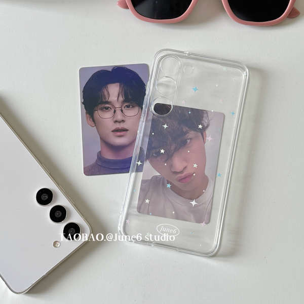 เคส s24 ultra June6 studio Korea ins สามารถใส่การ์ดขนาดเล็กได้เฉพาะกลุ่มดาวสีเหมาะสำหรับ Samsung s25