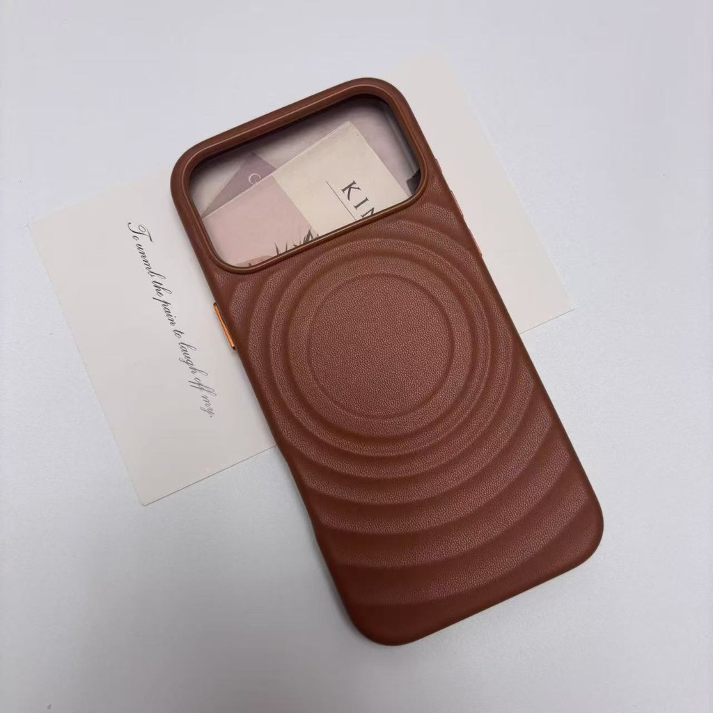 เหมาะสําหรับเคสโทรศัพท์ Apple ipone17ipone16pro หนังแม่เหล็กหรูหราพรีเมี่ยมป้องกันกรณี 16.00 น.