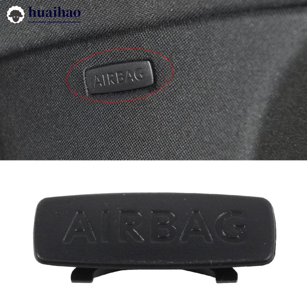 HUAIHAO 1/2 ชิ้นรถ ABC เสาถุงลมนิรภัยหมวกสัญลักษณ์ 1K8853437 สําหรับ VW Jetta A5 A6 W4Y7