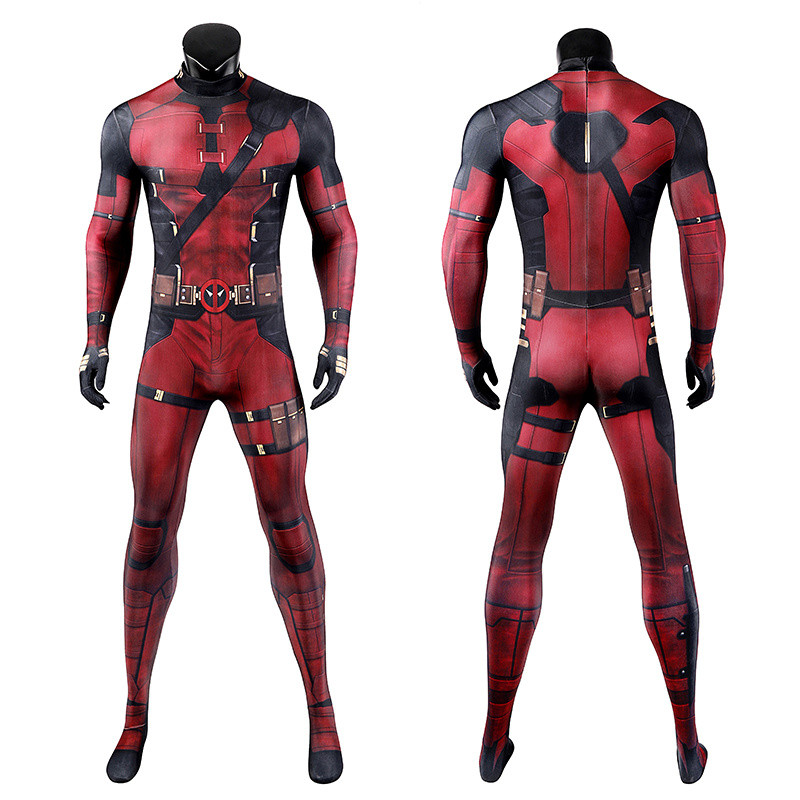 เสื้อผ้าบอดี้สูท Deadpool Wilson Wade สำหรับคอสเพลย์