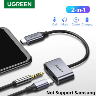 UGREEN 2-in-1 USB C ถึง 3.5 มม.USB C ชาร์จอะแดปเตอร์หูฟัง Fa…