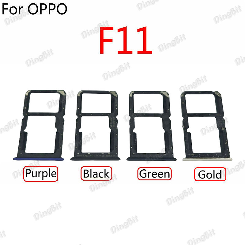 สําหรับ OPPO F11 ถาดซิมการ์ดผู้ถืออะไหล่ทดแทน