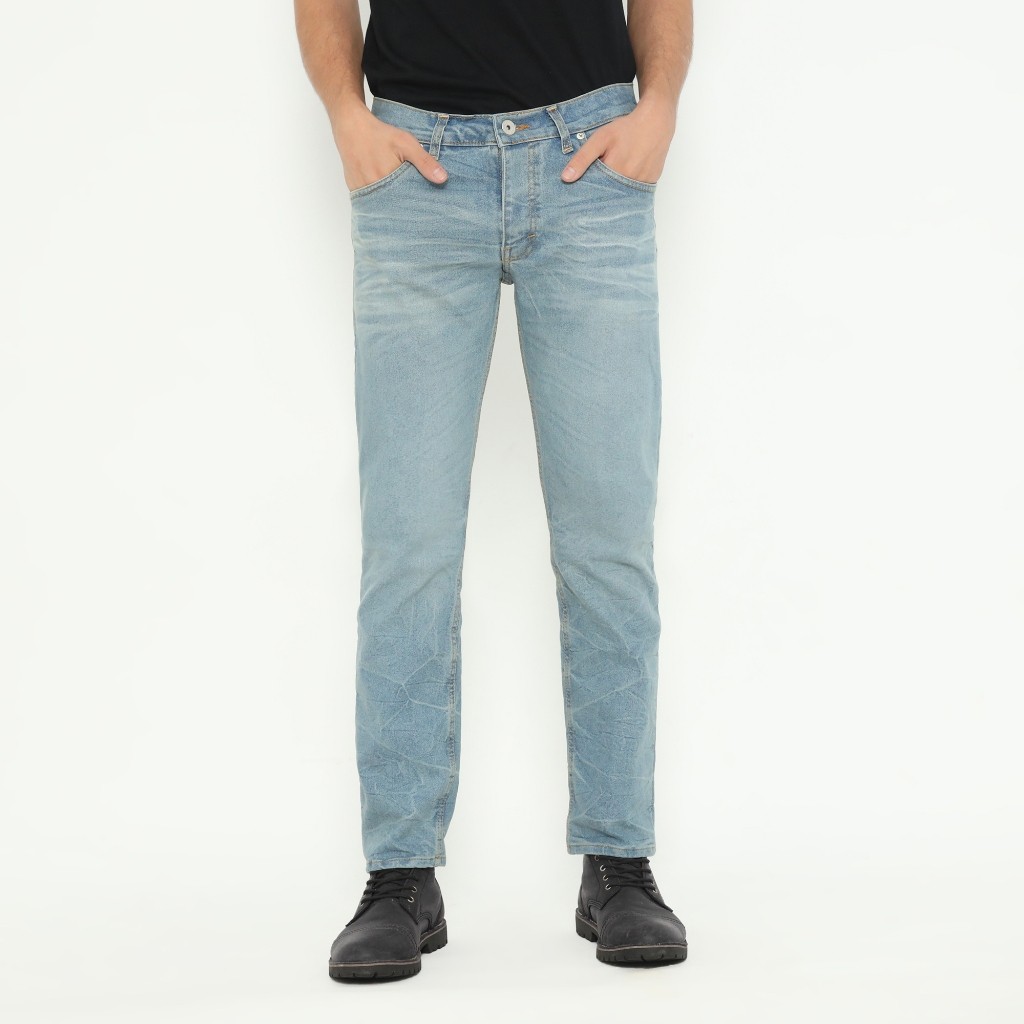 AXEULE Trondheim กางเกงยีนส์ผู้ชาย Miko Bioblitz Tint Slim Fit Jeans