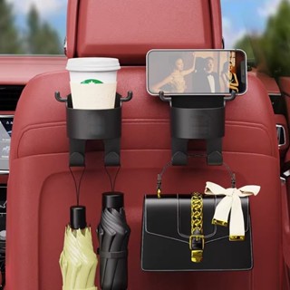 ใหม่ ตะขอแขวนพนักพิงศีรษะ พร้อมที่วางแก้ว สําหรับรถยนต์