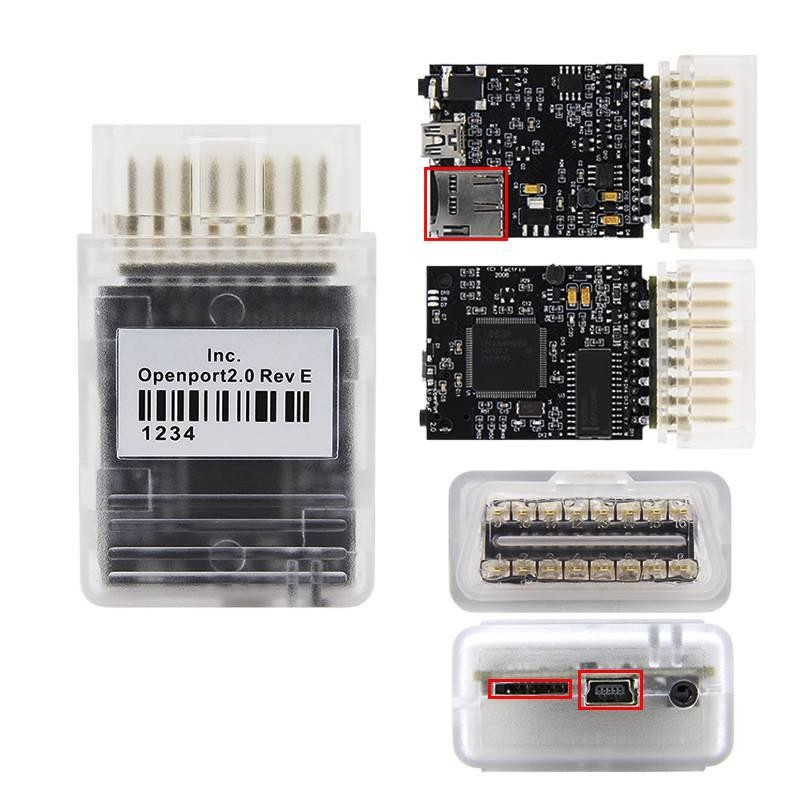 สาย Openport 2.0 + ECUFlash | J2534 OBD2 Reflash เครื่องมือสําหรับ Subaru Mitsubishi Toyota Jaguar L