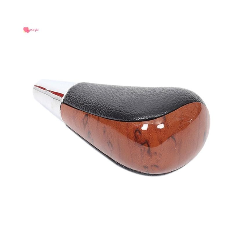 georg33Wood Grain เกียร์รถเกียร์ Shift Knob สําหรับ / Fortuner Crown Lever Shifter Stick