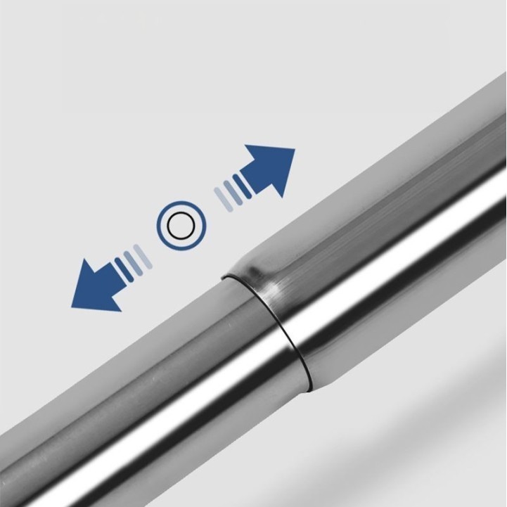 ราวผ้าม่านสเเตนเลส ไม่ต้องเจาะปรับขนาดได้ ยืดหดได้ ม่านอาบน้ำ ราวอเนกประสงค์ #AG-0020 - รูปที่ 6