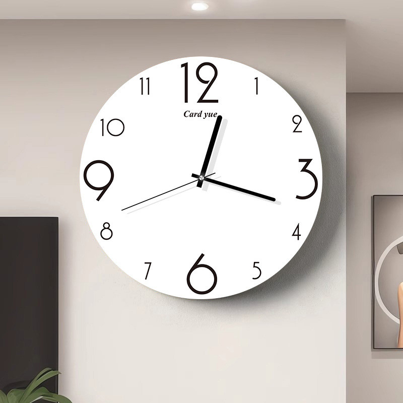 2025 สไตล์ใหม่นาฬิกานาฬิกาแขวนห้องนั่งเล่นในครัวเรือนแฟชั่นแสงหรูหราทันสมัยเรียบง่ายนาฬิกาศิลปะนาฬิกาแขวนผนังการเจาะ-ฟรี - รูปที่ 6