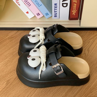 รองเท้าแตะผู้หญิง สำหรับฤดูร้อน ใส่สบาย ระบายอากาศ และต้านกา…