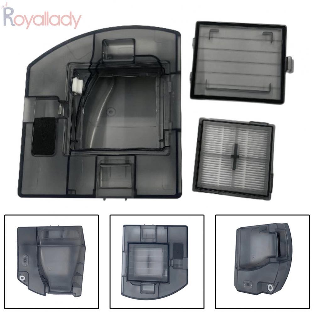 เปลี่ยนถังขยะสําหรับ Roborock Q10 S5 X5 Plus เครื่องดูดฝุ่นหุ่นยนต์พร้อมตัวกรอง