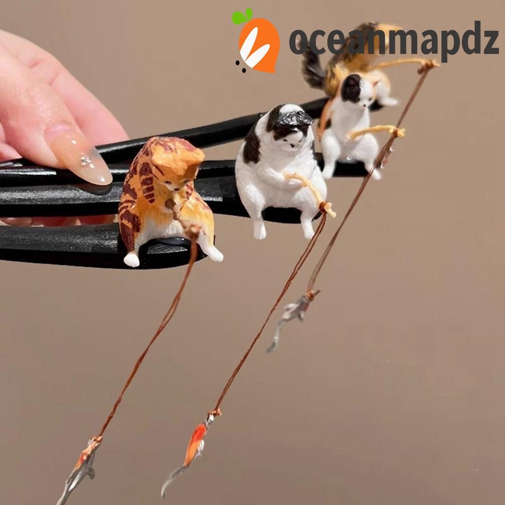 ไม้ผม OCEANMAPDZ สีดำจากไม้จันทน์ สำหรับตกปลาแมวและทรงผมสไตล์ฮานฟู