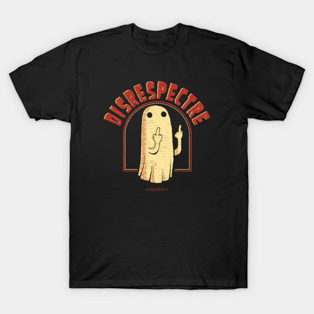 เสื้อยืด Vintage Ghost Disrespectre Cotton 100% S-5XL