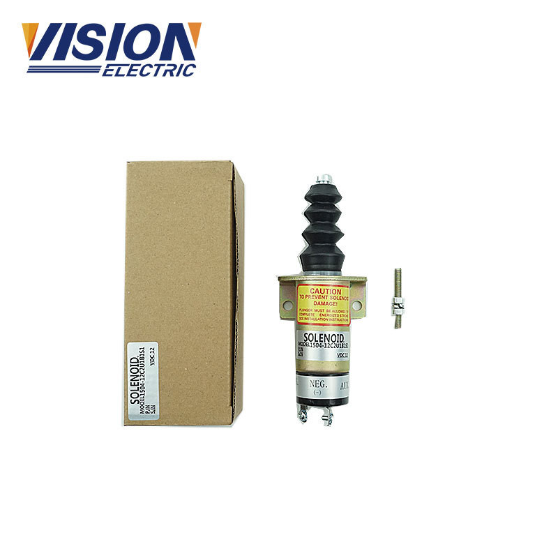 1504-12C2U1B1S1 ชุดเครื่องกําเนิดไฟฟ้าอะไหล่ Auto Parts Flameout Solenoid วาล์ว 1504-24C2U1B1