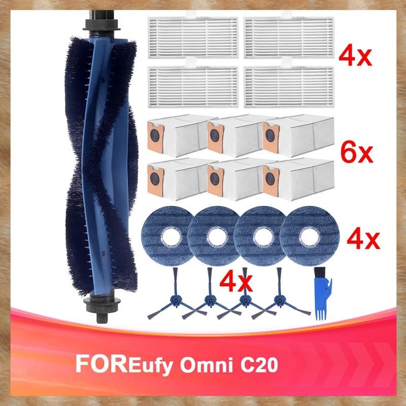 [KYG] ชุดส่วนทดแทนสําหรับถุงเก็บฝุ่น Eufy Omni C20 สําหรับชิ้นส่วนเครื่องดูดฝุ่น Eufy Omni C20