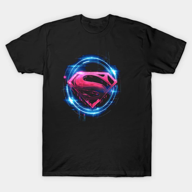 เสื้อยืด Vintage Superman Logo Cotton 100%