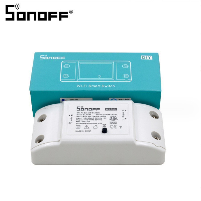 Sonoff basic R2 Easy Micro-Link Mobile app Remote wifi รีโมทคอนโทรลไร้สายสวิตช์จับเวลาการปรับเปลี่ยน