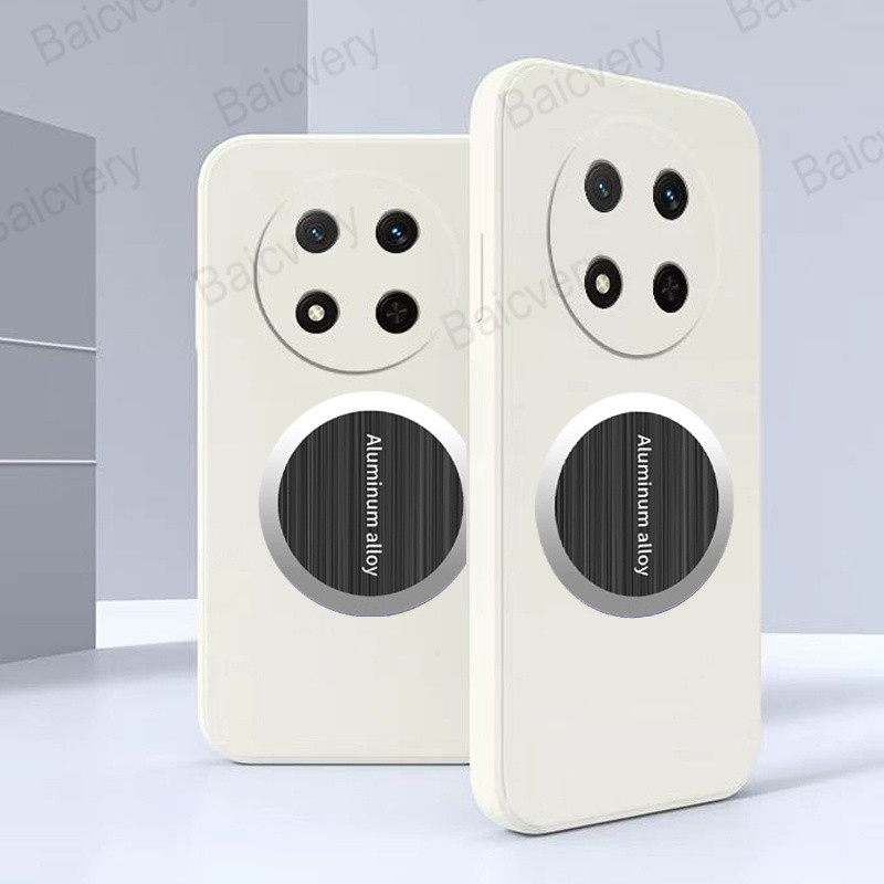 ปลอกสําหรับ Honor X9C X9B X9A X9C สมาร์ทแม่เหล็กสติกเกอร์กาวตนเอง Matte ปกหลัง