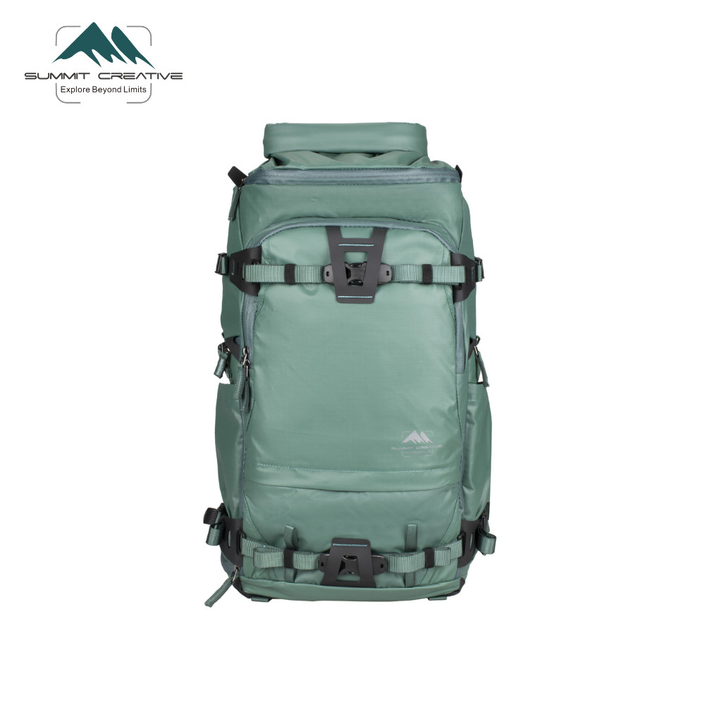 Summit Creative - Medium Rolltop Camera Backpack Tenzing 30L (Green)